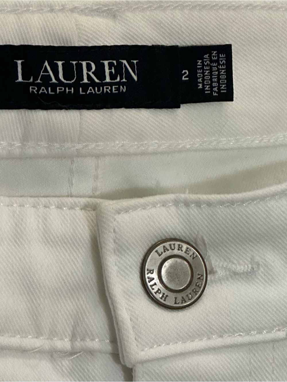 Ralph Lauren Rolled-Hem, Bermuda Shorts Sz 2 - Picture 3 of 3